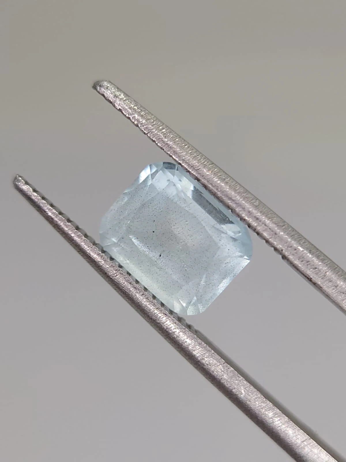 1.4ct Natural Cushion Faceted Aquamarine from Nigeria — view 3